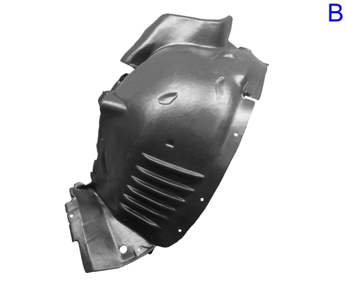 Aftermarket FENDERS LINERS/SPLASH SHIELDS for MERCEDES-BENZ - C230, C230,08-09,LT Front fender inner panel