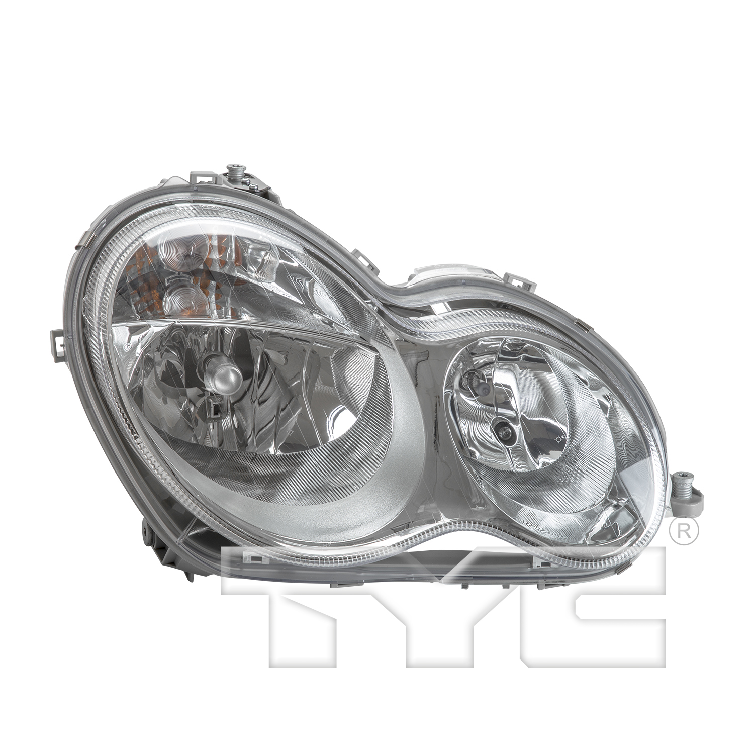 Aftermarket HEADLIGHTS for MERCEDES-BENZ - C230, C230,05-07,RT Headlamp assy composite