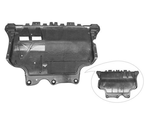 Aftermarket UNDER ENGINE COVERS for AUDI - A3, A3,15-20,Lower engine cover