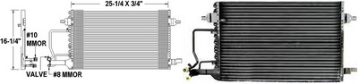 Aftermarket AC CONDENSERS for AUDI - A8 QUATTRO, A8 QUATTRO,97-03,Air conditioning condenser