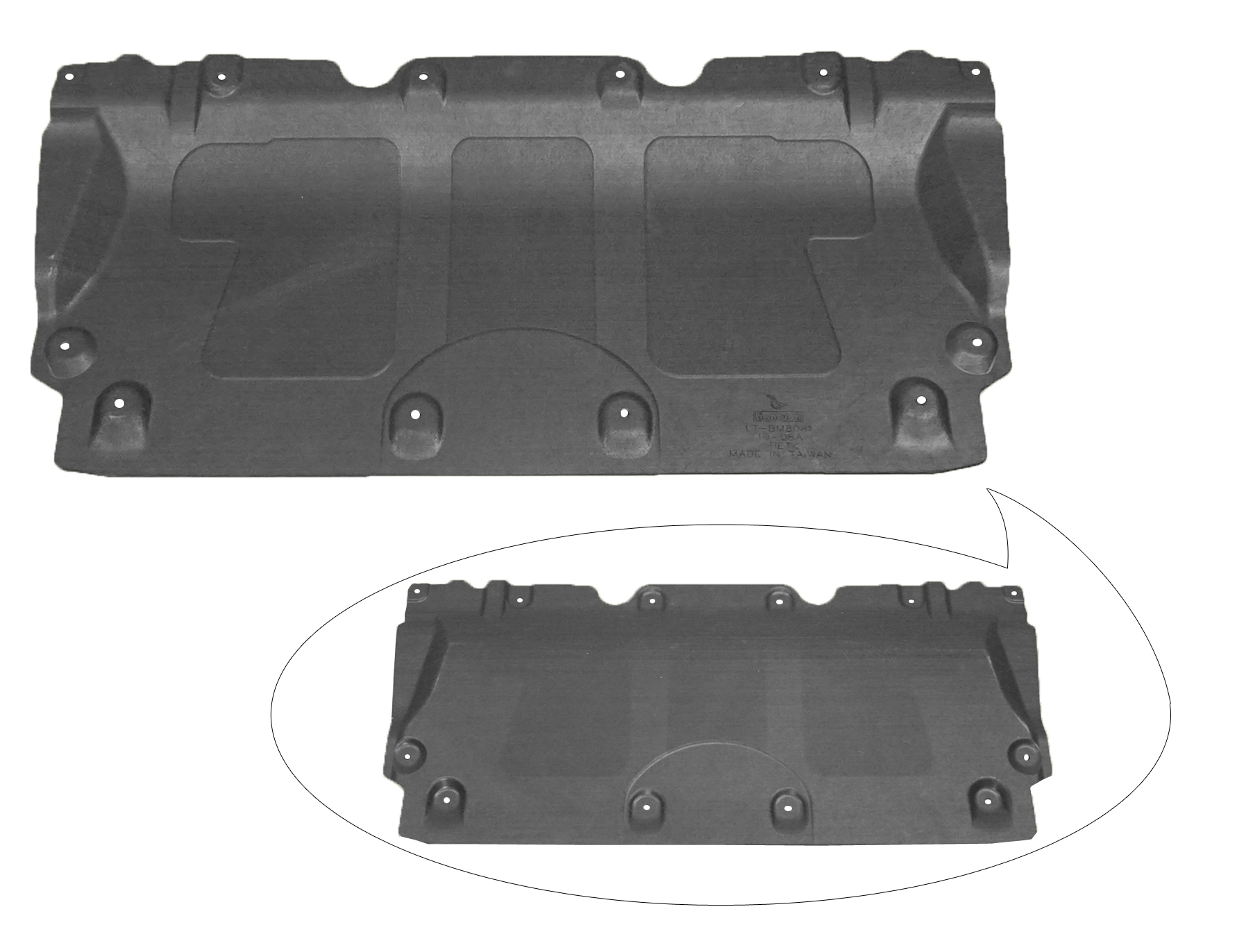 Aftermarket UNDER ENGINE COVERS for BMW - 330E XDRIVE, 330e xDrive,21-24,Lower engine cover