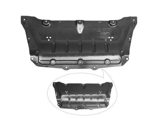 Aftermarket UNDER ENGINE COVERS for BMW - 750I, 750i,16-19,Lower engine cover
