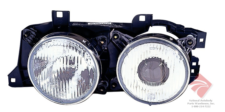 Aftermarket HEADLIGHTS for BMW - 735IL, 735iL,88-88,LT Headlamp assy composite