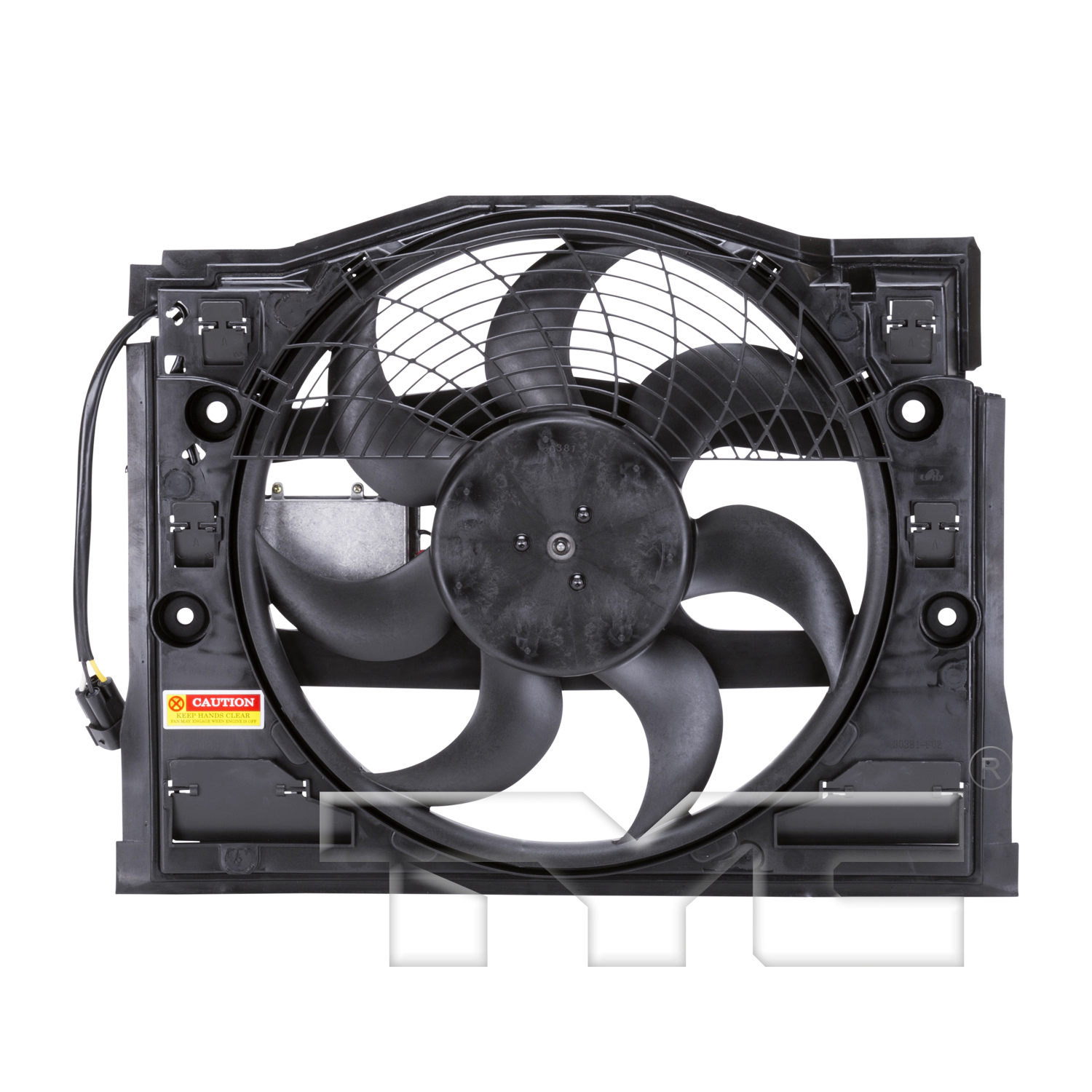 Aftermarket FAN ASSEMBLY/FAN SHROUDS for BMW - 320I, 320i,99-06,Air conditioning condenser/fan assy