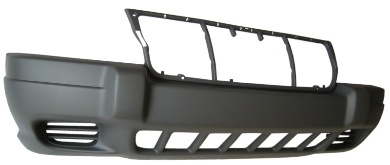 Aftermarket BUMPER COVERS for JEEP - GRAND CHEROKEE, GRAND CHEROKEE,99-99,Front bumper cover