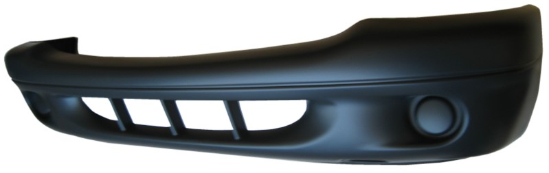 Front Bumper Cover For 1998-2000 Dodge Dakota - Lower Smooth Style With Fog Light Holes