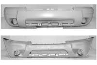 Aftermarket BUMPER COVERS for JEEP - GRAND CHEROKEE, GRAND CHEROKEE,04-04,Front bumper cover
