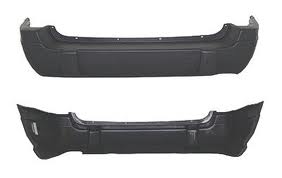 Aftermarket BUMPER COVERS for JEEP - GRAND CHEROKEE, GRAND CHEROKEE,03-04,Rear bumper cover