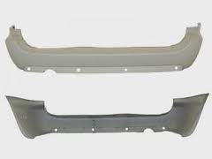 Aftermarket BUMPER COVERS for CHRYSLER - TOWN & COUNTRY, TOWN & COUNTRY,05-07,Rear bumper cover