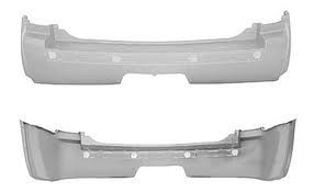 Aftermarket BUMPER COVERS for JEEP - GRAND CHEROKEE, GRAND CHEROKEE,05-10,Rear bumper cover