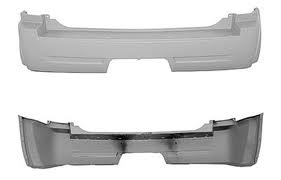Aftermarket BUMPER COVERS for JEEP - GRAND CHEROKEE, GRAND CHEROKEE,05-10,Rear bumper cover