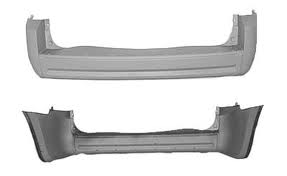 Aftermarket BUMPER COVERS for DODGE - GRAND CARAVAN, GRAND CARAVAN,08-10,Rear bumper cover