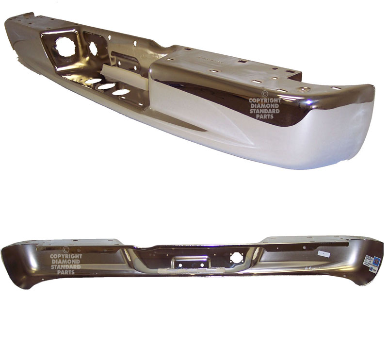Aftermarket METAL REAR BUMPERS for DODGE - RAM 1500, RAM 1500,02-09,Rear bumper face bar