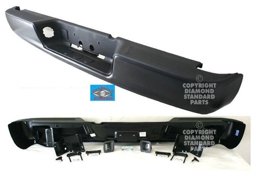Aftermarket METAL REAR BUMPERS for DODGE - RAM 1500, RAM 1500,02-09,Rear bumper assembly