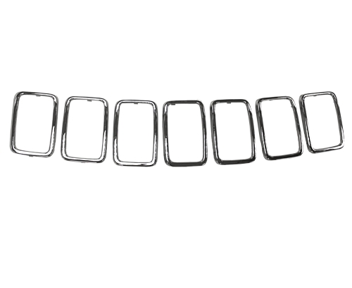 Aftermarket MOLDINGS for JEEP - GRAND CHEROKEE, GRAND CHEROKEE,17-21,Grille molding