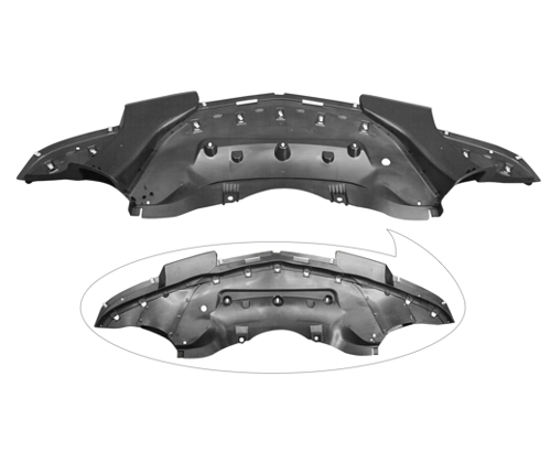 Aftermarket UNDER ENGINE COVERS for DODGE - CHARGER, CHARGER,11-14,Lower engine cover