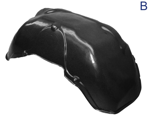 Aftermarket FENDERS LINERS/SPLASH SHIELDS for DODGE - RAM 1500, RAM 1500,94-96,LT Front fender inner panel