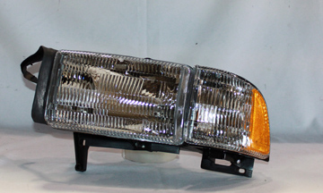 Aftermarket HEADLIGHTS for DODGE - RAM 3500, RAM 3500,00-02,LT Headlamp assy composite