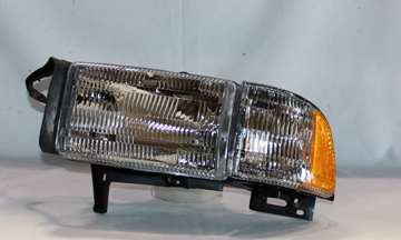 Aftermarket HEADLIGHTS for DODGE - RAM 1500, RAM 1500,94-98,LT Headlamp assy composite