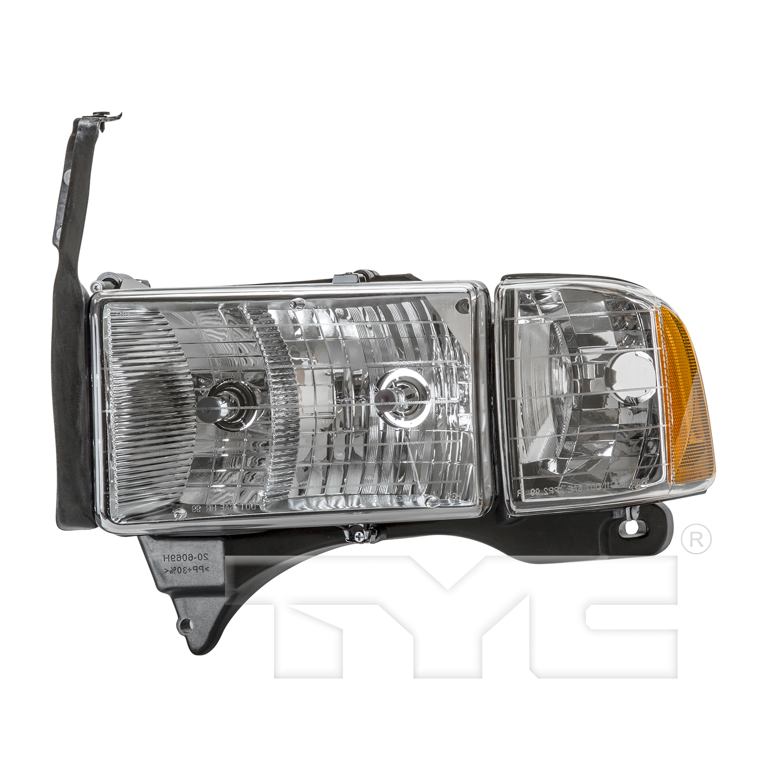 Aftermarket HEADLIGHTS for DODGE - RAM 3500, RAM 3500,99-01,LT Headlamp assy composite