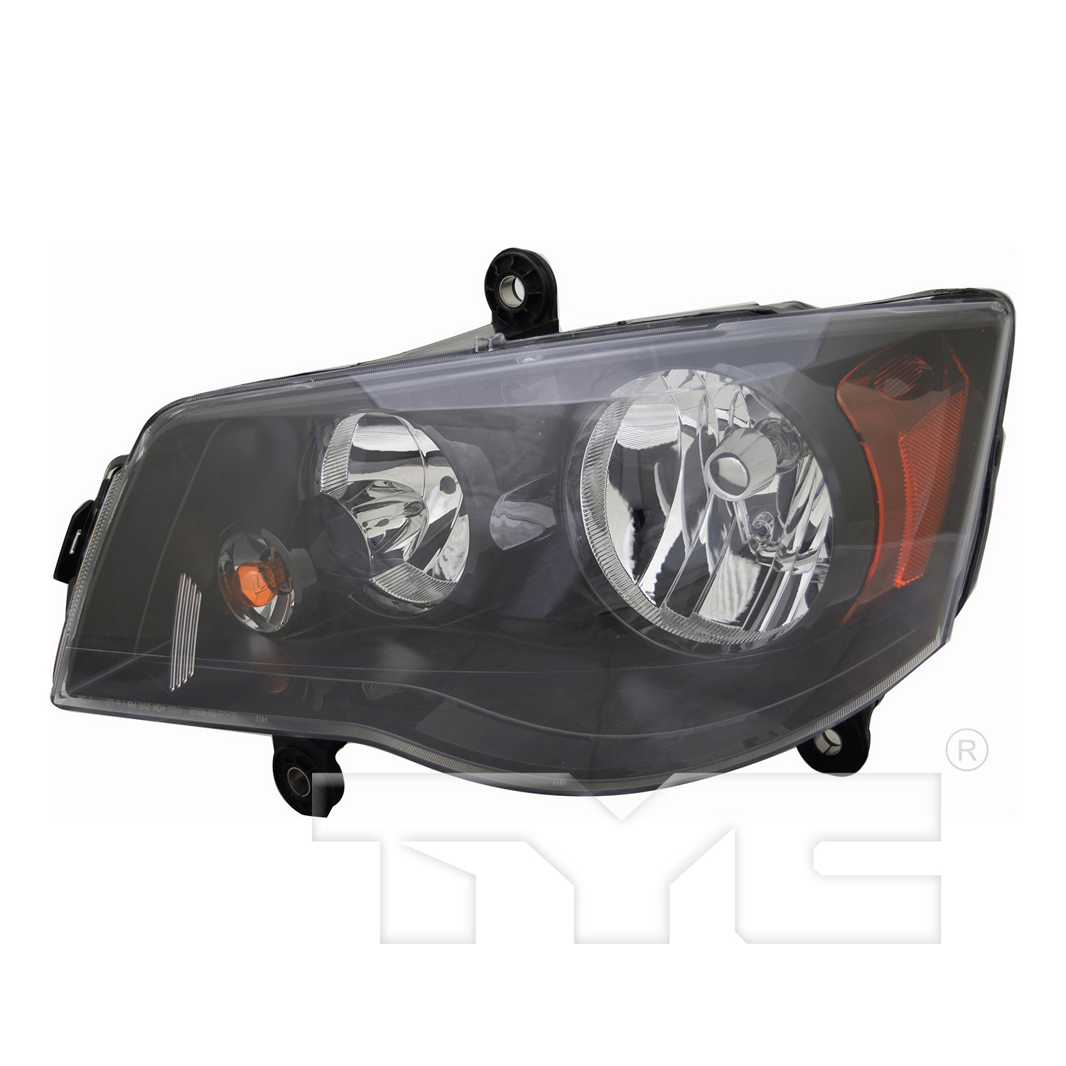 Aftermarket HEADLIGHTS for CHRYSLER - TOWN & COUNTRY, TOWN & COUNTRY,14-16,LT Headlamp assy composite