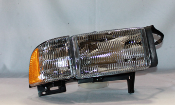 Aftermarket HEADLIGHTS for DODGE - RAM 1500, RAM 1500,94-98,RT Headlamp assy composite