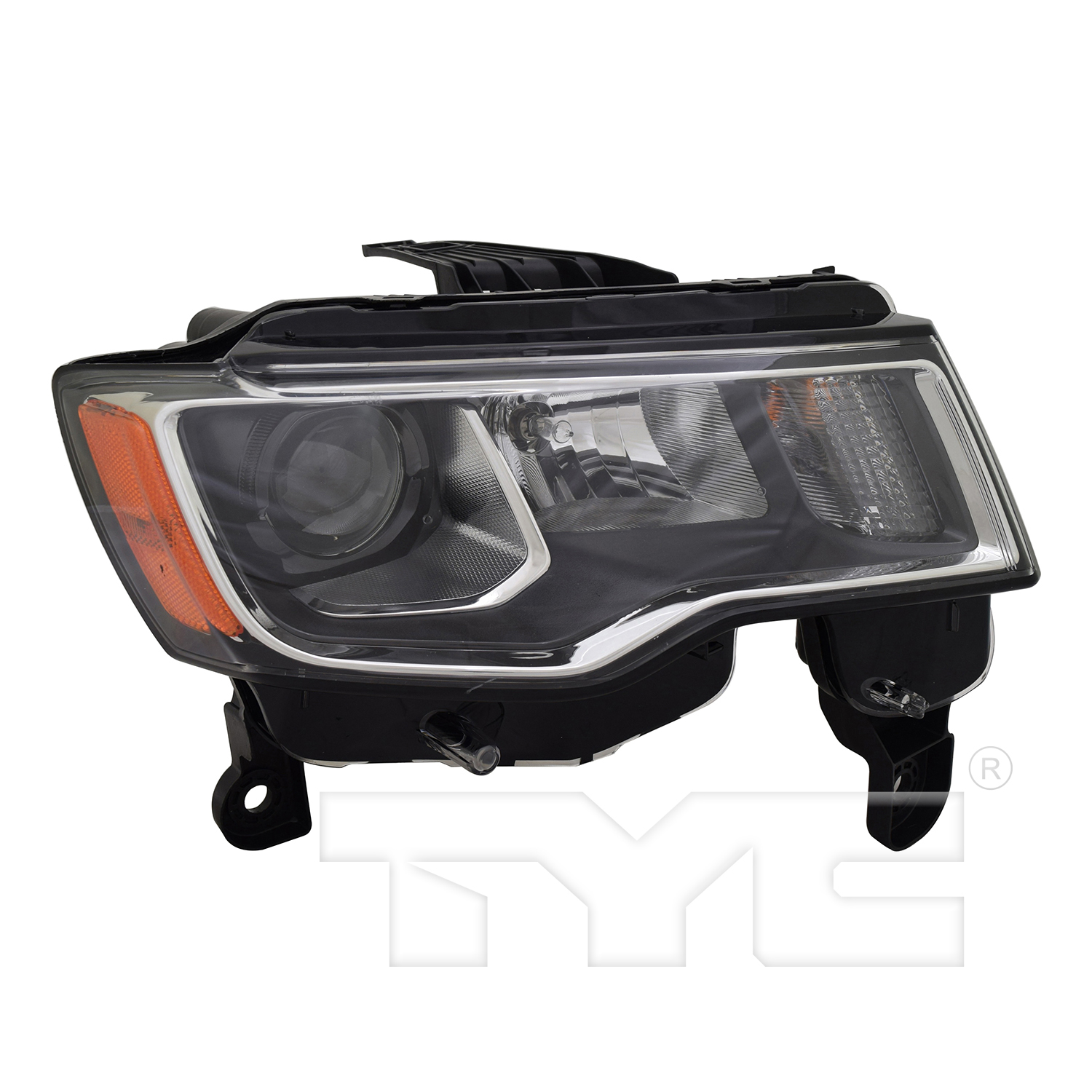 Aftermarket HEADLIGHTS for JEEP - GRAND CHEROKEE WK, GRAND CHEROKEE WK,22-22,RT Headlamp assy composite