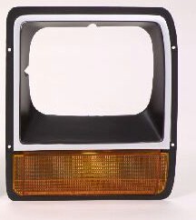 Aftermarket HEADLIGHT DOOR/BEZEL for DODGE - D350, D350,81-85,LT Headlamp door