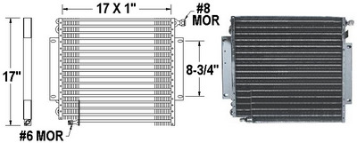 Aftermarket AC CONDENSERS for JEEP - WAGONEER, WAGONEER,87-90,Air conditioning condenser