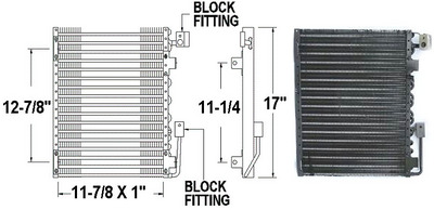 Aftermarket AC CONDENSERS for DODGE - RAM 1500, RAM 1500,05-08,Air conditioning condenser