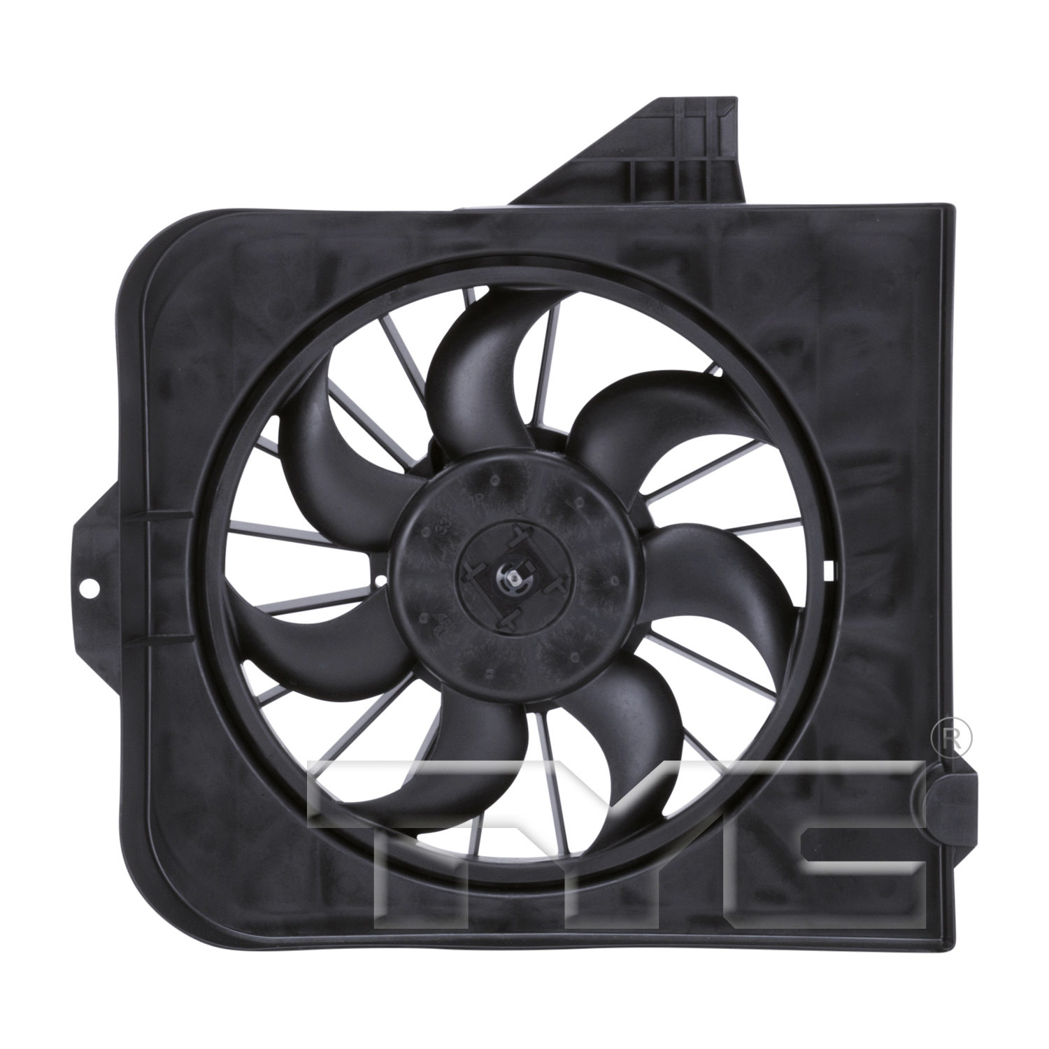 Aftermarket FAN ASSEMBLY/FAN SHROUDS for CHRYSLER - TOWN & COUNTRY, TOWN & COUNTRY,01-05,Radiator cooling fan assy