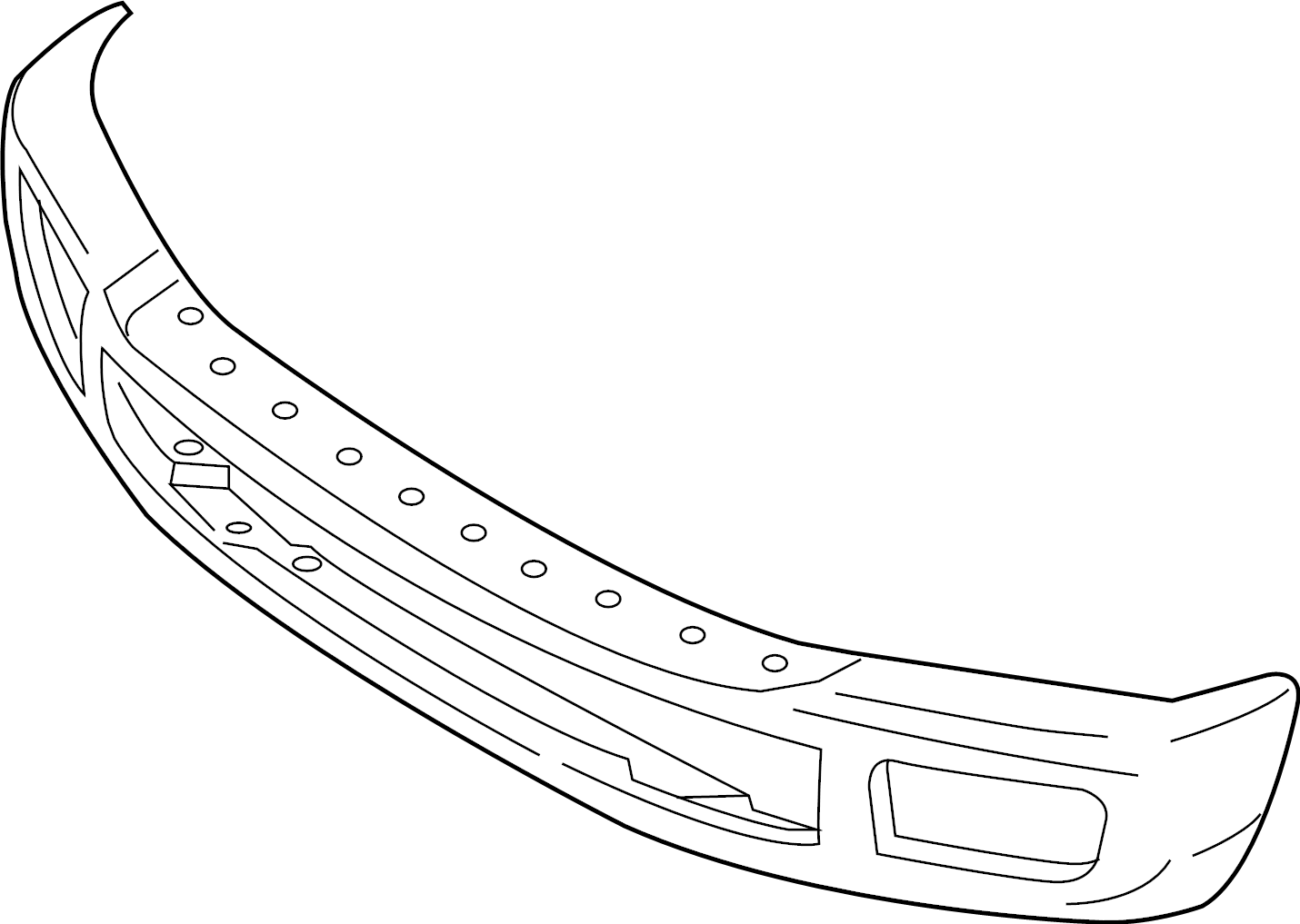 Aftermarket METAL FRONT BUMPERS for FORD - F-250 SUPER DUTY, F-250 SUPER DUTY,17-19,Front bumper assembly
