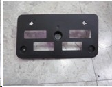 Aftermarket BRACKETS for FORD - ESCAPE, ESCAPE,01-04,Front bumper license bracket