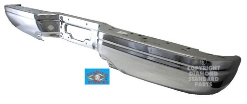 Aftermarket METAL REAR BUMPERS for FORD - F-250 SUPER DUTY, F-250 SUPER DUTY,99-07,Rear bumper face bar
