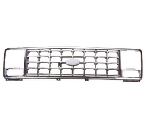 Aftermarket GRILLES for FORD - E-250 ECONOLINE CLUB WAGON, E-250 ECONOLINE CLUB WAGON,87-91,Grille assy