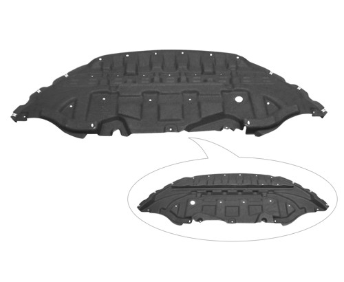 Aftermarket UNDER ENGINE COVERS for FORD - MUSTANG, MUSTANG,13-14,Lower engine cover