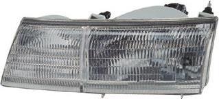 Aftermarket HEADLIGHTS for MERCURY - COUGAR, COUGAR,89-90,LT Headlamp assy composite