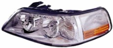 Aftermarket HEADLIGHTS for LINCOLN - TOWN CAR, TOWN CAR,03-04,LT Headlamp assy composite