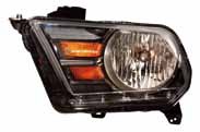 Aftermarket HEADLIGHTS for FORD - MUSTANG, MUSTANG,10-14,LT Headlamp assy composite