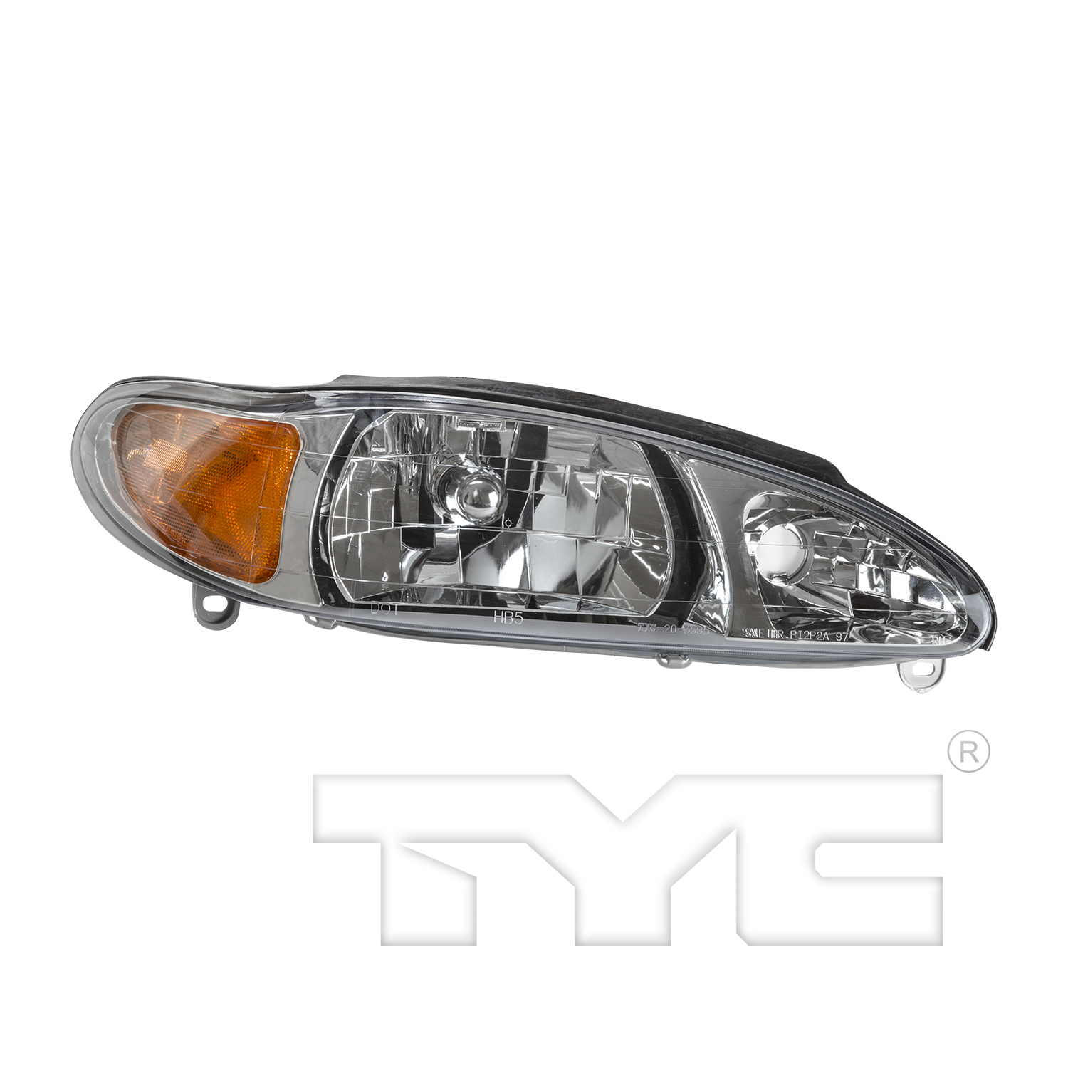 Aftermarket HEADLIGHTS for MERCURY - TRACER, TRACER,97-99,RT Headlamp assy composite
