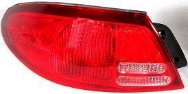 Aftermarket TAILLIGHTS for FORD - ESCORT, ESCORT,99-01,LT Taillamp lens/housing