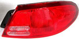 Aftermarket TAILLIGHTS for FORD - ESCORT, ESCORT,99-01,RT Taillamp lens/housing