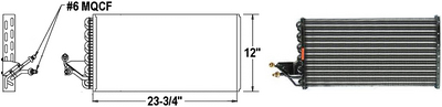 Aftermarket AC CONDENSERS for FORD - ESCORT, ESCORT,82-90,Air conditioning condenser