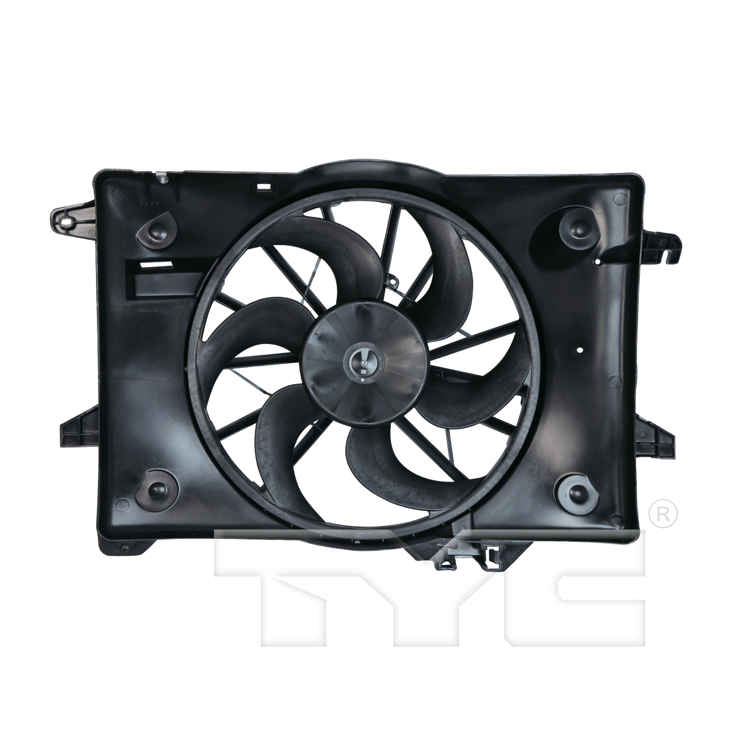 Aftermarket FAN ASSEMBLY/FAN SHROUDS for LINCOLN - TOWN CAR, TOWN CAR,98-00,Radiator cooling fan assy