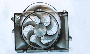 Aftermarket FAN ASSEMBLY/FAN SHROUDS for LINCOLN - TOWN CAR, TOWN CAR,90-97,Radiator cooling fan assy