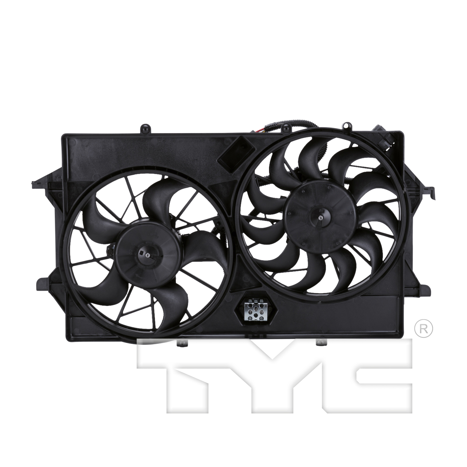Aftermarket FAN ASSEMBLY/FAN SHROUDS for FORD - FOCUS, FOCUS,05-06,Radiator cooling fan assy