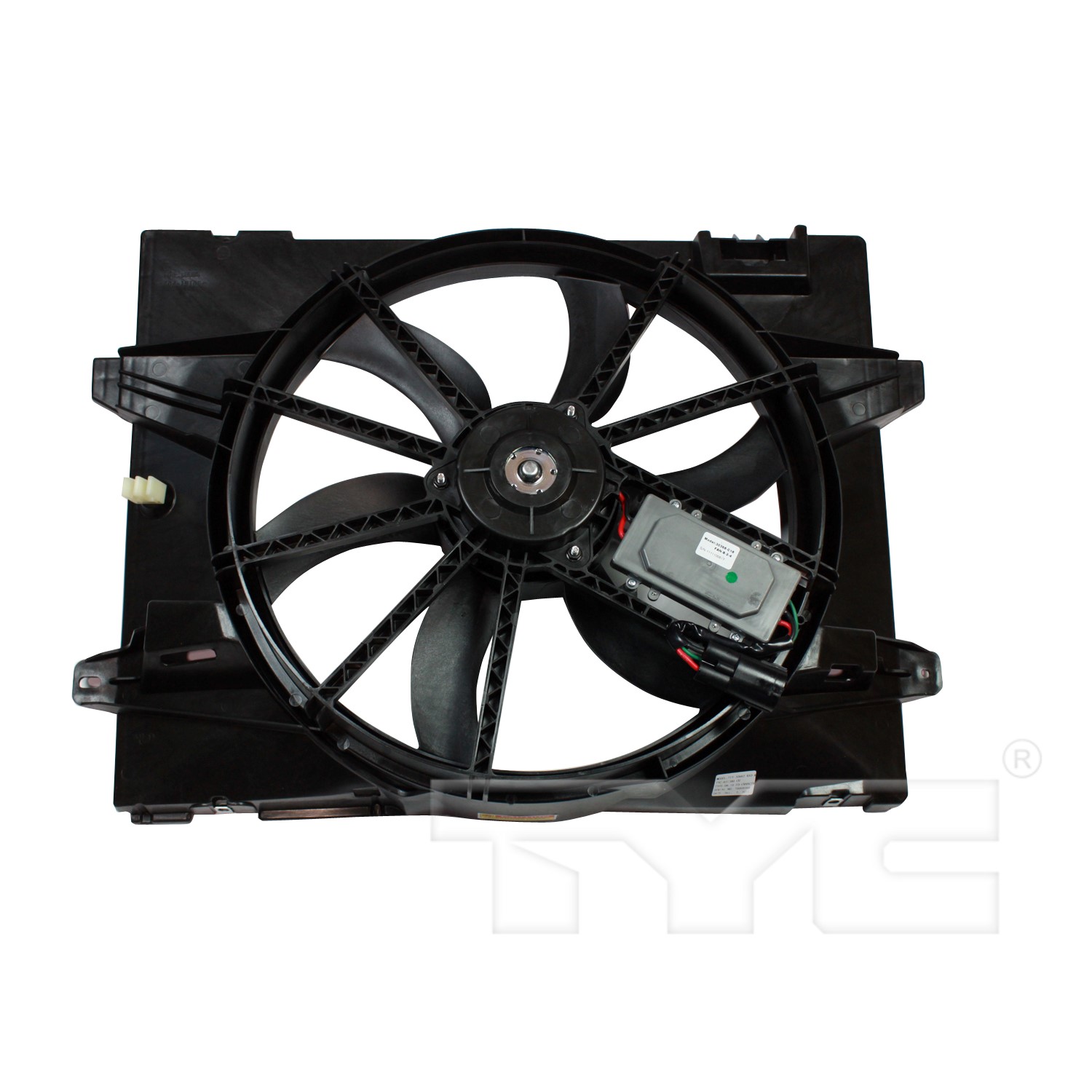 Aftermarket FAN ASSEMBLY/FAN SHROUDS for LINCOLN - TOWN CAR, TOWN CAR,06-11,Radiator cooling fan assy