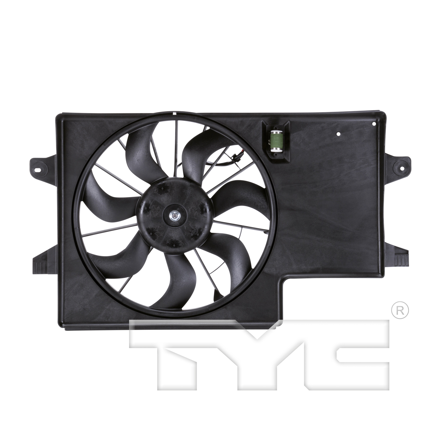 Aftermarket FAN ASSEMBLY/FAN SHROUDS for FORD - FOCUS, FOCUS,08-11,Radiator cooling fan assy