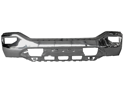 Aftermarket METAL FRONT BUMPERS for GMC - SIERRA 1500 LIMITED, SIERRA 1500 LIMITED,19-19,Front bumper face bar