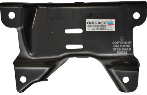 Aftermarket BRACKETS for CHEVROLET - SILVERADO 2500 HD, SILVERADO 2500 HD,07-10,RT Front bumper bracket